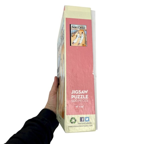 The New Yorker Wedding Season Puzzle 500 Pieces Bary Blitt Two Brides on Bridge - Picture 9 of 16